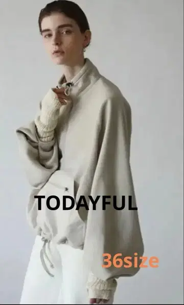 TODAYFUL 플리스 아노락 블루종