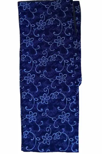 세탁 가능한 이중 기모노 L 네이비