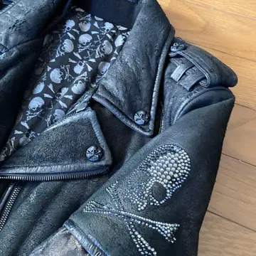 ROEN 가죽 블루종 52