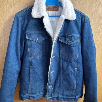 Wrangler USA 원단 보아 안감 데님 자켓 S