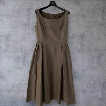 폭시 실크 플레어 원피스