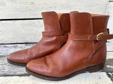 셀렉샵 나카가와 영국제 여성용 브라운 가죽 부츠