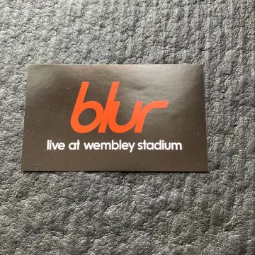 blur live at wembley stadium 입장자 혜택 스티커