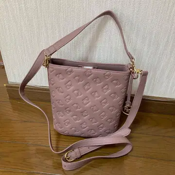 핑키앤다이안 로고 숄더백