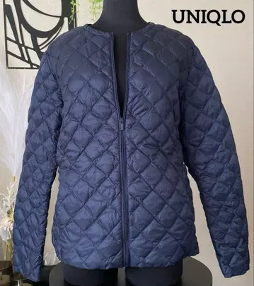유니클로 네이비 퀼팅 다운 자켓 XL 사이즈