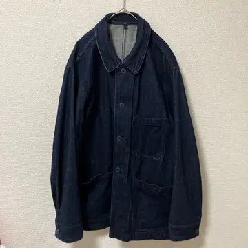 무인양품 카포크 혼방 커버올 데님 L 오야마 슌 추천