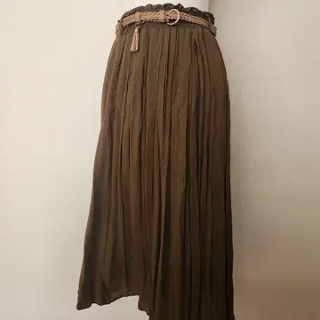 [ ikka ] 벨트 스커트