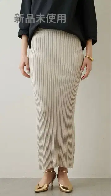 윔 가젯 니트 핏 스커트 [미사용 새상품]