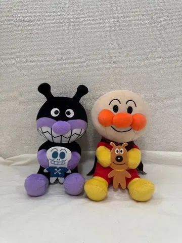 호빵맨 세균맨 봉제 인형 세트