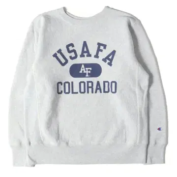 24 A/W 챔피온 USAFA 스웨트 셔츠 실버 그레이 L