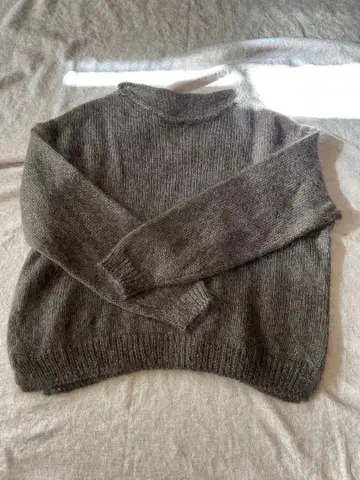 c.t plage 모헤어 실크 스웨터 38 카키