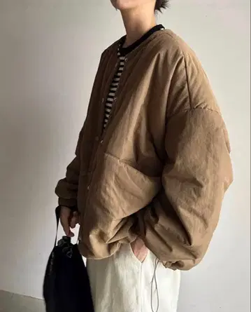 ARULLE 이너 코튼 라이트 자켓 점퍼 아우터 블루종