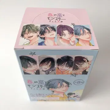 봄의 폭풍과 몬스터 아마미 하쿠 하트형 캐릭터 배지 컬렉션 1BOX