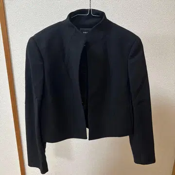 A-K-R-I-S- 블랙 노카라 자켓