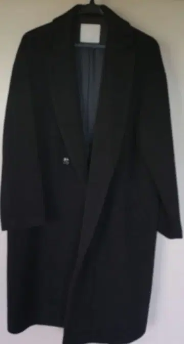 개럴개런트 블랙 더블 브레스트 롱 코트