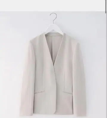 [ PLST ] 스트레치 트윌 칼라리스 자켓 베이지