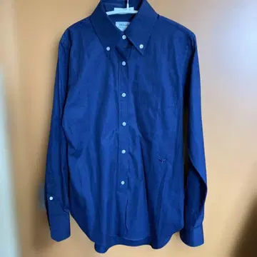 MADISON BLUE 비 자수 라이트 옥스퍼드 셔츠 네이비