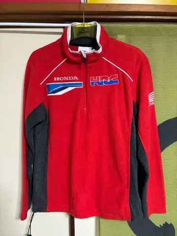 HONDA HRC 플리스 레드 L 사이즈