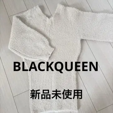 BLACK QUEEN 니트 미니 원피스