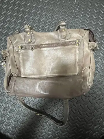 marie claire (마리끌레르) 브라운 가죽 숄더백