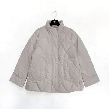 근년물 Leilian WHITE LABEL 스탠드 카라 다운 코트