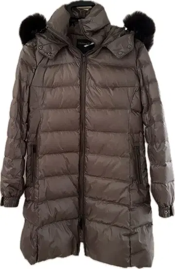 [ 새상품급 ] 나노 유니버스 니시카와 다운 롱다운 코트 브라운 폭스