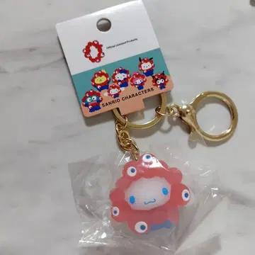 시나몬 산리오 미야쿠미야쿠 클리어 컬러 마스코트 키링