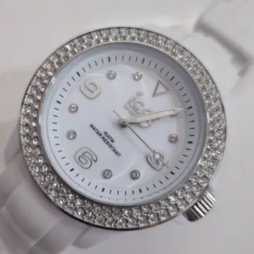 작동품 ICE WATCH 화이트 실리콘 시계
