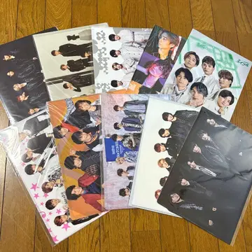 SixTONES(집합) A4 클리어 파일 10장 세트