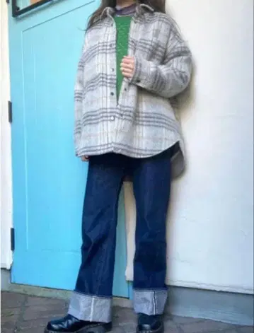 MICA&DEAL/운모앤딜 샤기 코트