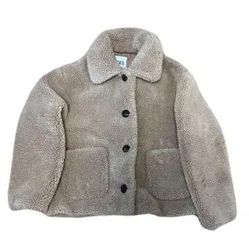 ZARA 베이지 보아 자켓