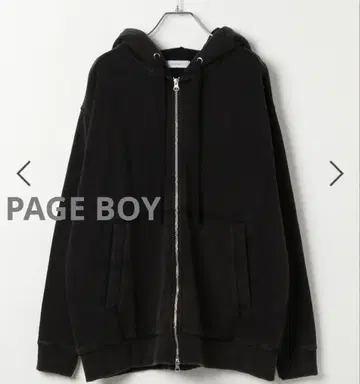 PAGE BOY 크라프트 맨투맨 WZIP 후드티 L