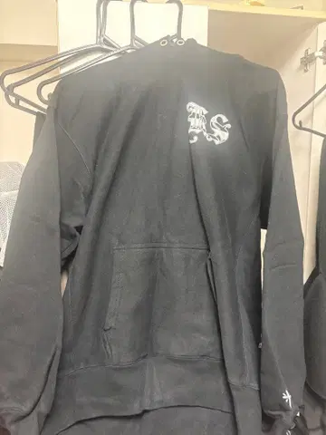 kustomstyle 블랙 후드티 L