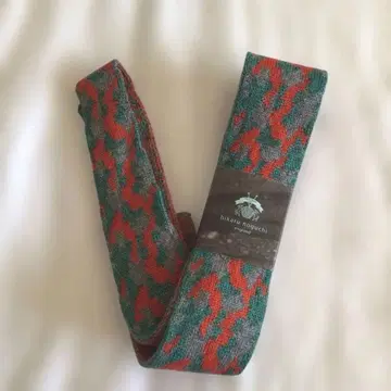 새상품 hikari noguchi 카모플라쥬 패턴 넥타이