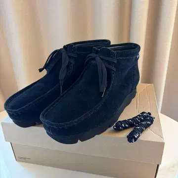 클락스 CLARKS 왈라비 GTX 26cm UK8 고어텍스 블랙