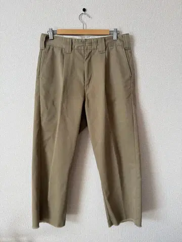 Dickies x RAGEBLUE 별주 컷오프 와이드 치노 팬츠 L