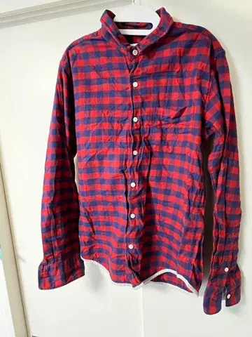 SHIPS JET BLUE 빨파 체크 M