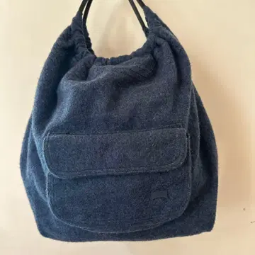 새상품급 캠퍼 대용량 네이비 울 소재 토트백 숄더백