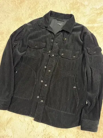 EG Explorer Shirt Jacket XL 코듀로이 블랙