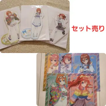 5등분의 신부 Pastel Desserts 아크릴 스탠드, 클리어 파일