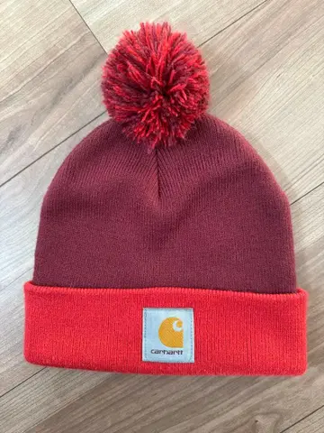 [중고] carhartt 칼하트 니트 모자 모자 꽁지