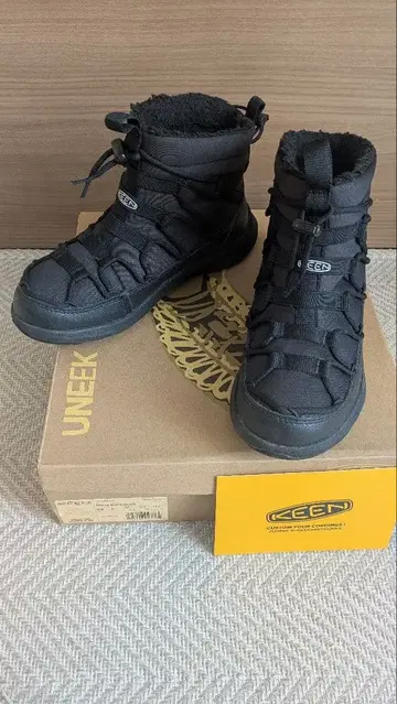 Keen 처카 부츠 숏부츠 여성용 블랙 23cm