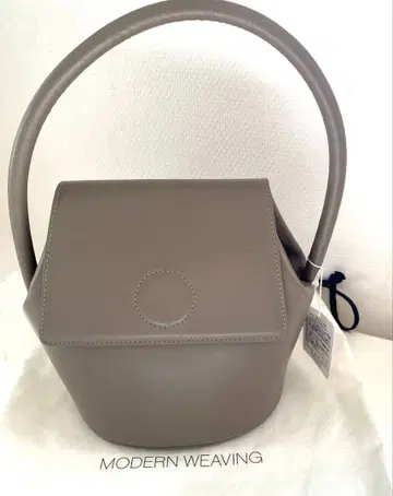 멋진 모던 위빙 그레이 주 원 핸들 백
