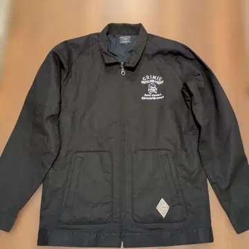 CRIMIE 스컬 자수 블랙 점퍼 XL