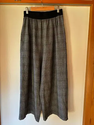 LADY LUCK LUCA 와이드 팬츠 그레이 계열 체크