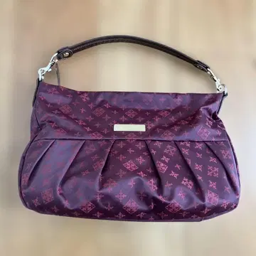 러셋 와인 레드 나일론 숄더백 새상품급