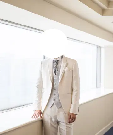 턱시도 화이트 AM 사이즈 클리닝 완료