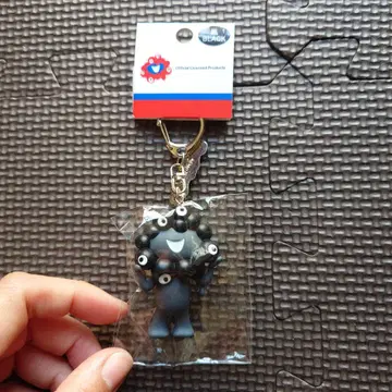 블랙 BLACK 미야쿠미야쿠 입체 PVC 키링 오사카 간사이 만박