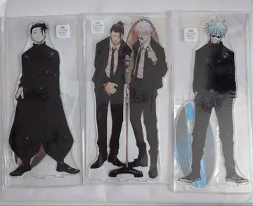 [ 미개봉 새상품 ] 주술회전 아크릴 MEGA 피규어 3세트 고죠, 게토