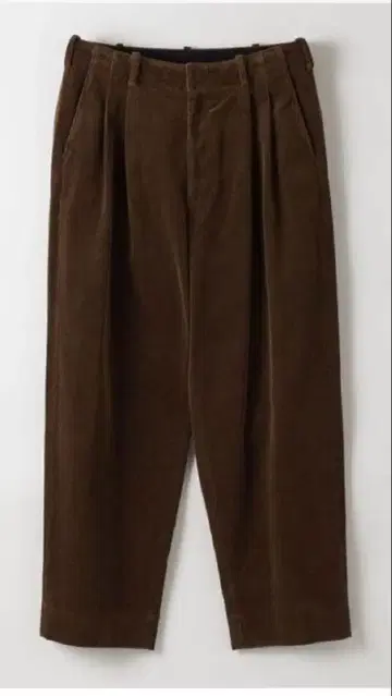 스티븐 앨런 8W 헤비 웨이트 코듀로이 투 플리츠 슬랙스